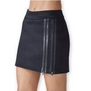 Fabletics Women's Cornado Black Mini Athletic Double Zipper Skirt Sz S/6 NWT‎